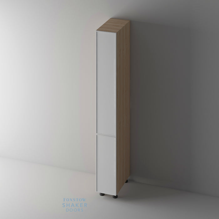 Primed, Super Skinny Kitchen Door and Blanco Cabinet