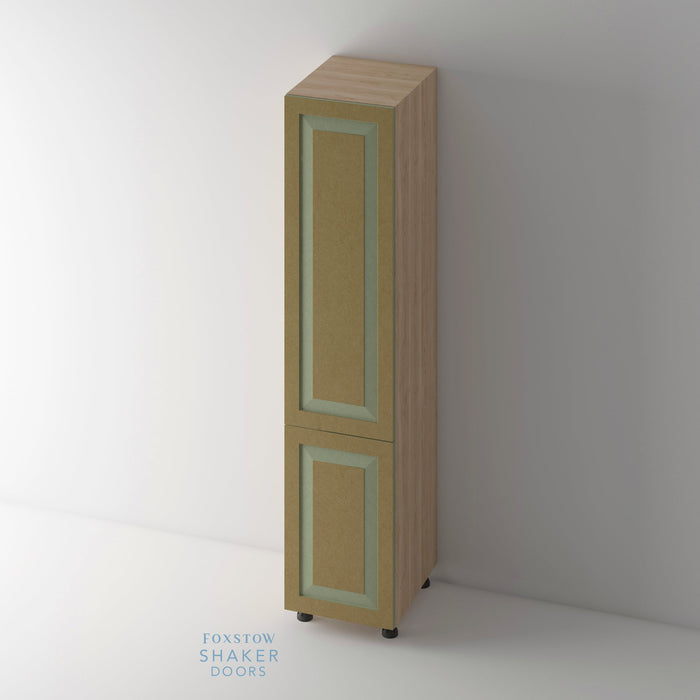 Bare, Shaker Raised Panel Kitchen Door and Siena Cabinet