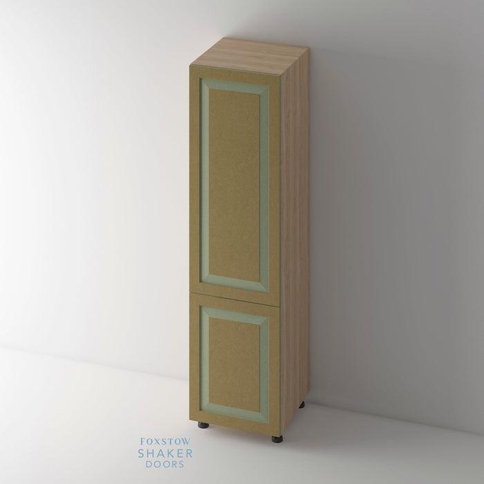 Bare, Shaker Raised Panel Kitchen Door and Siena Cabinet