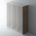 Tall Walnut Veneer Flat Kitchen End Panels for IKEA METOD