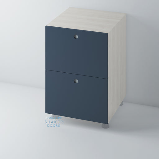 Painted Flat Panel Kitchen Drawer with Disc Insert for IKEA METOD