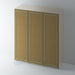 Bare Flat Panel Wardrobe Doors with Reed Moulding for IKEA PAX