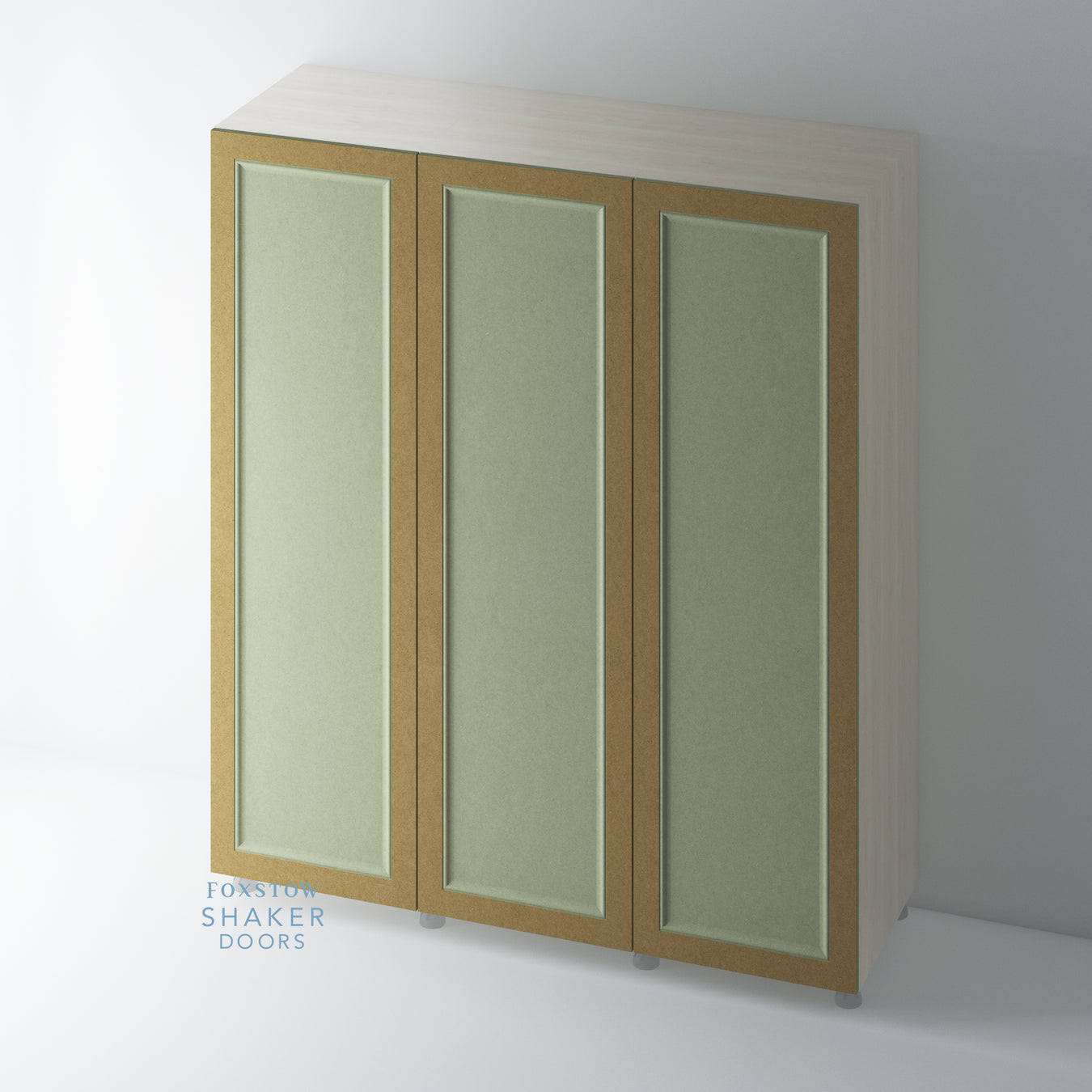 Bare Shaker Wardrobe with Ogee Mouldings for IKEA PAX