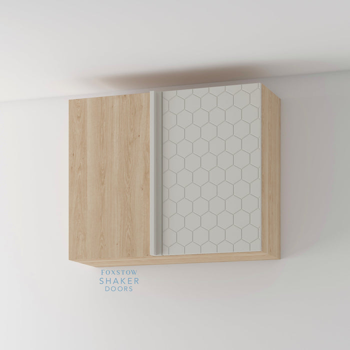 WASP Pattern Kitchen Door and Blanco Cabinet