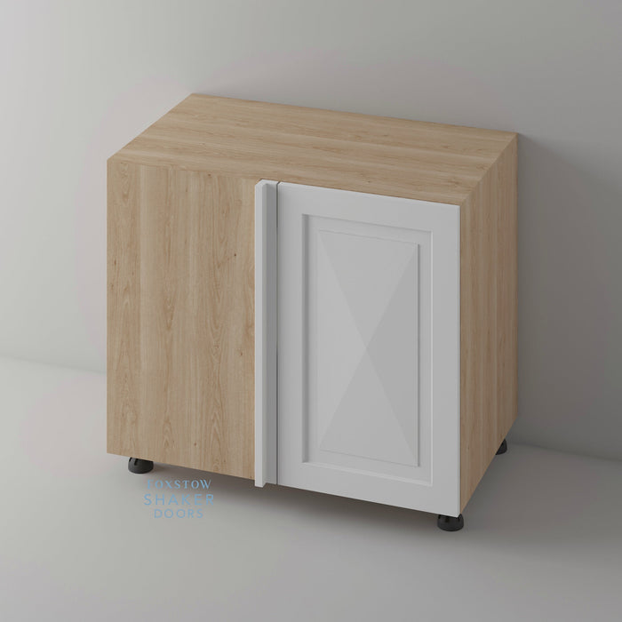 Primed, Shaker Kitchen Door with Diamond Panel and Siena Cabinet