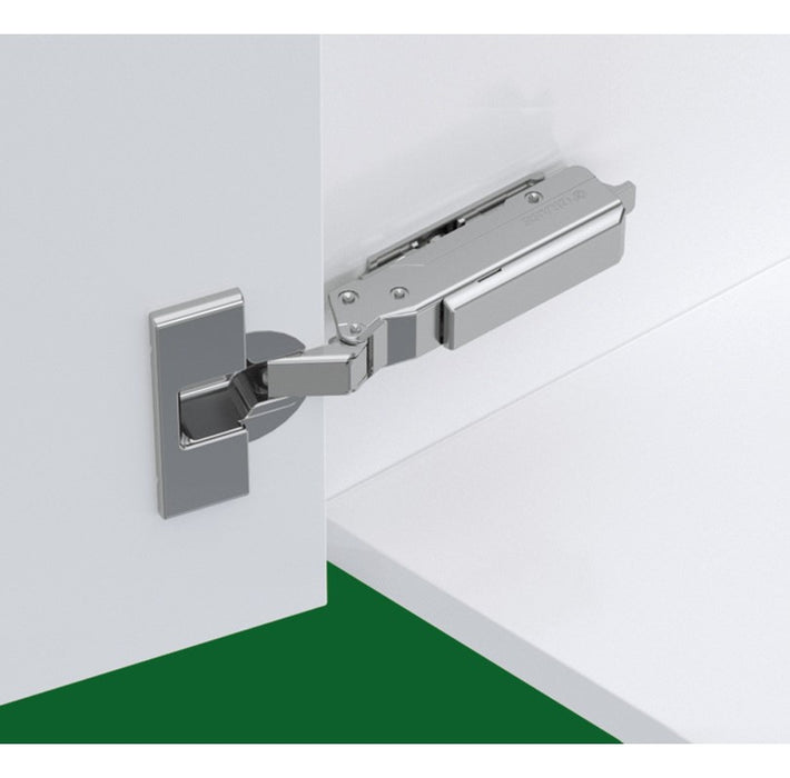 Concealed Cup Hinge, 120° Standard, Full Overlay Mounting, Tiomos with 2mm Cruciform Fixing Plate