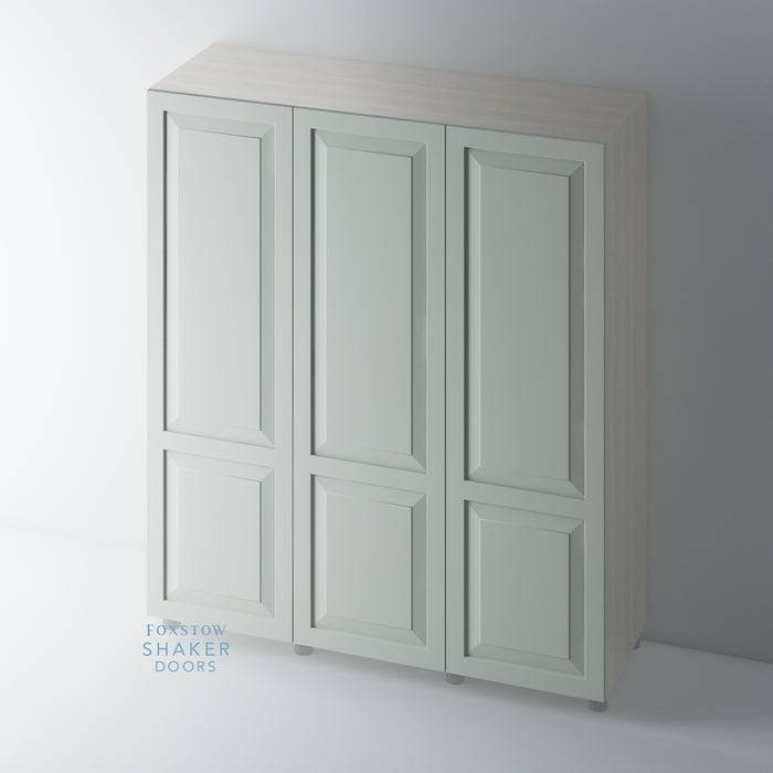 Painted 2 Panel Shaker Raised Panel Wardrobe for IKEA PAX