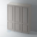Painted 2 Panel Shaker Stepped Panel Wardrobe Door for IKEA PAX
