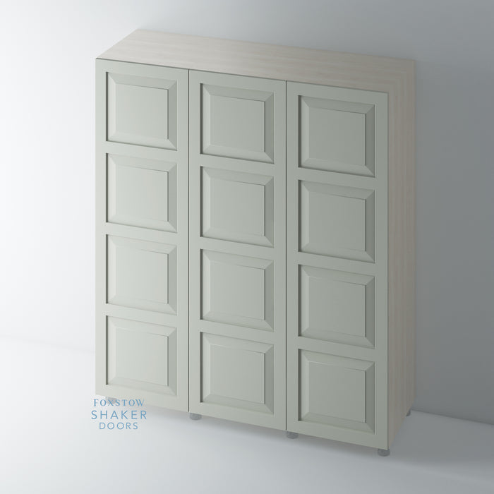 Painted 4 Panel Shaker Raised Panel Wardrobe for IKEA PAX