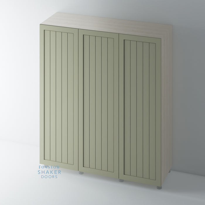 Painted Shaker Tongue & Groove Panel Wardrobe for IKEA PAX