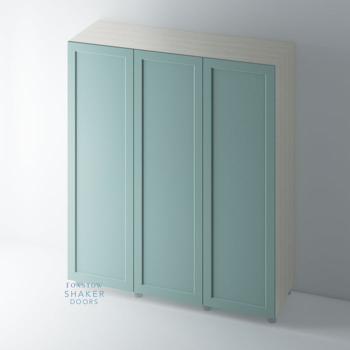 Painted Shaker Style Wardrobe Door with Ovolo Mouldings