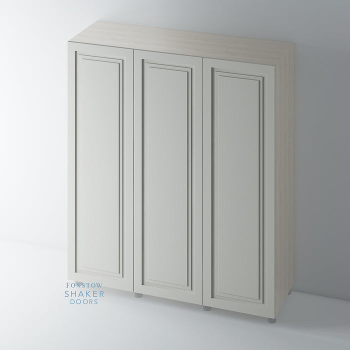 Painted Shaker Stepped Panel Wardrobe Door for IKEA PAX