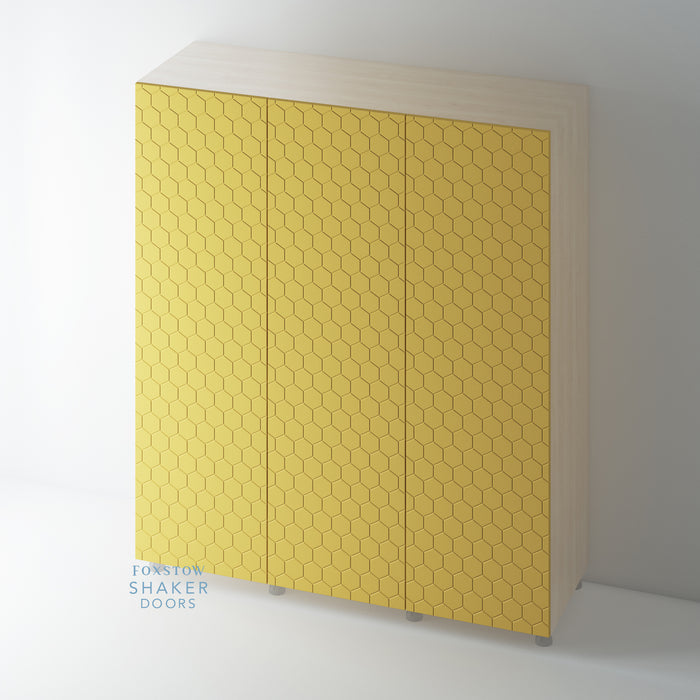 Patterned Flat Panel Wardrobe Door 'WASPS' for IKEA PAX