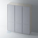 Painted 2 Panel Slimline Wardrobe Doors for IKEA PAX