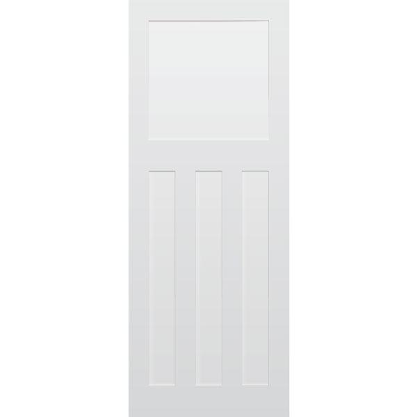 1930's Primed Hardwood Door