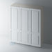 Primed 2 Panel Shaker Raised Panel Wardrobe Doors for IKEA PAX