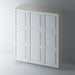 Primed 3 Panel Shaker Raised Panel Wardrobe Doors for IKEA PAX