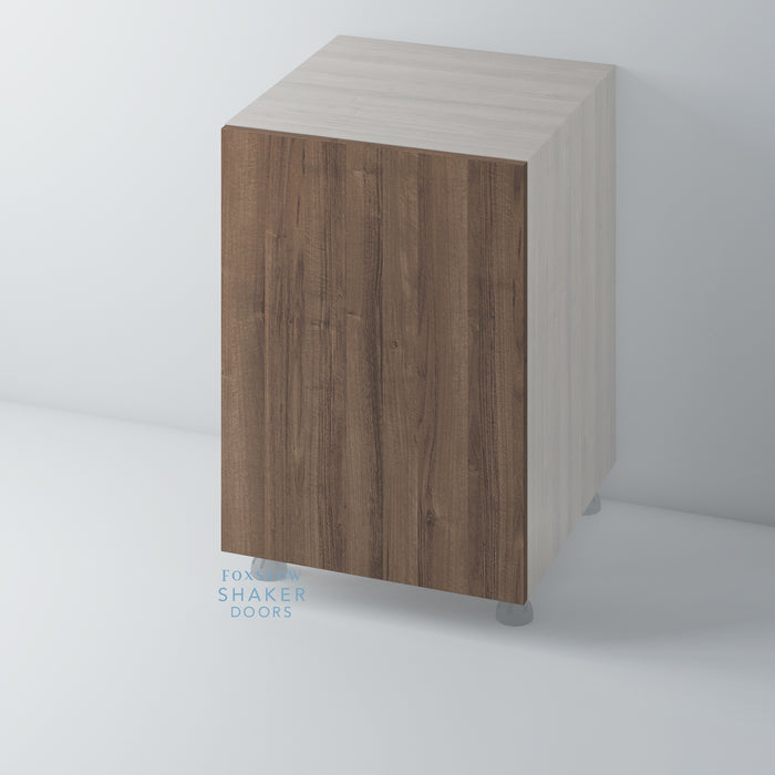 Walnut Veneer Flat Panel Kitchen Doors for IKEA METOD