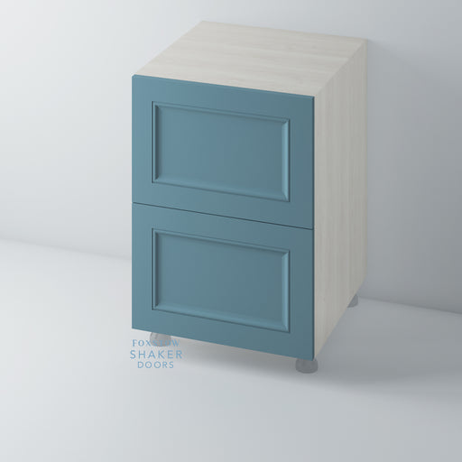 Painted Shaker Kitchen Drawer with Ogee Mouldings for IKEA METOD