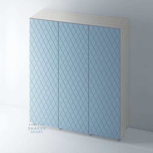 Patterned Flat Panel Wardrobe Door 'QUINS' for IKEA PAX