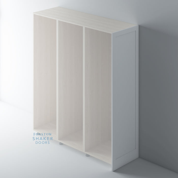 Primed Shaker Style Tall End Panels for IKEA PAX