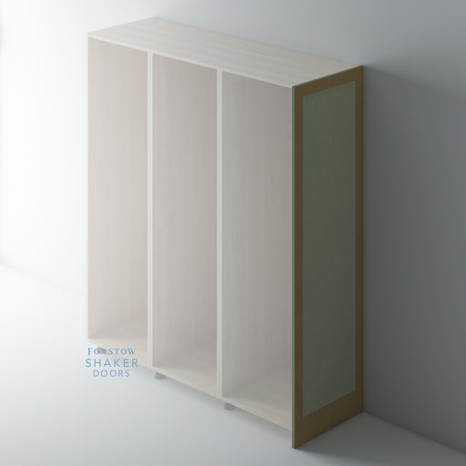 Bare Shaker Ogee Tall End Panel for IKEA PAX