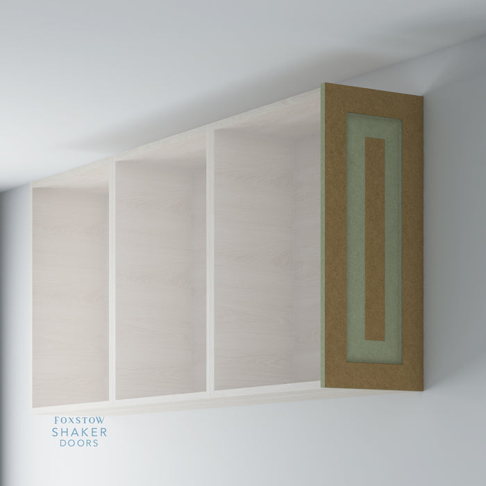 Bare Shaker Raised Panel Kitchen Wall End Panels for IKEA METOD