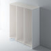 Primed Slimline Shaker Wardrobe End Panels for IKEA PAX