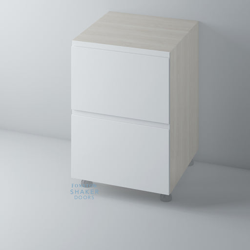 Primed Flat Panel J Groove Kitchen Drawer for IKEA METOD