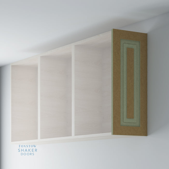 Bare Shaker Style Stepped Panel Wall End Panels for IKEA METOD
