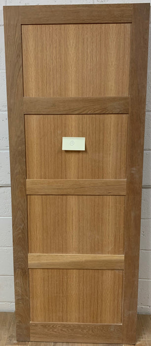 4 Panel Horizontal Oak Internal Door