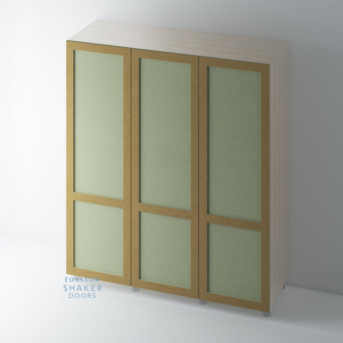 Bare 2 Panel Shaker Wardrobe Door for IKEA PAX