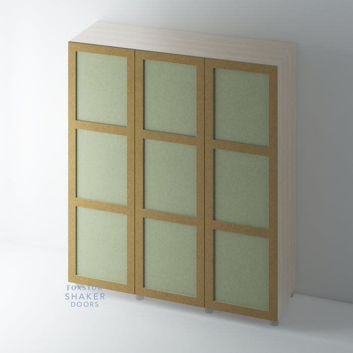 Bare 3 Panel Shaker Wardrobe Door for IKEA PAX