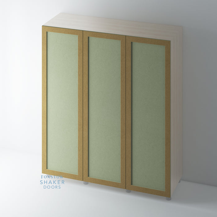 5. Bare Single Panel Shaker Wardrobe Door
