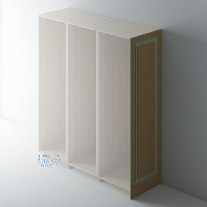 Tall Bare Shaker Style Stepped Panel End Panels for IKEA METOD