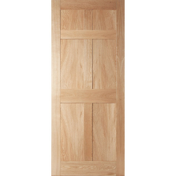 6 Panel Oak Shaker Door
