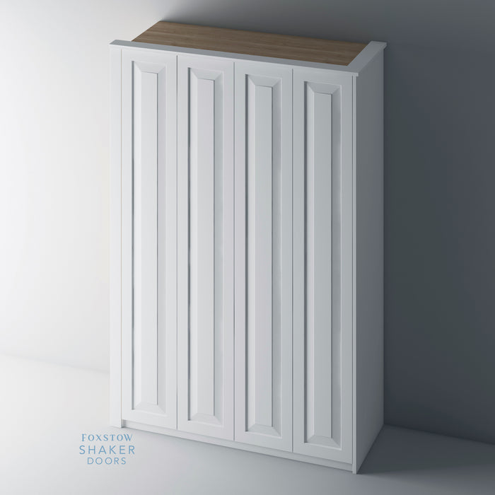 Primed, Shaker Style with Raised Panel PAX Set