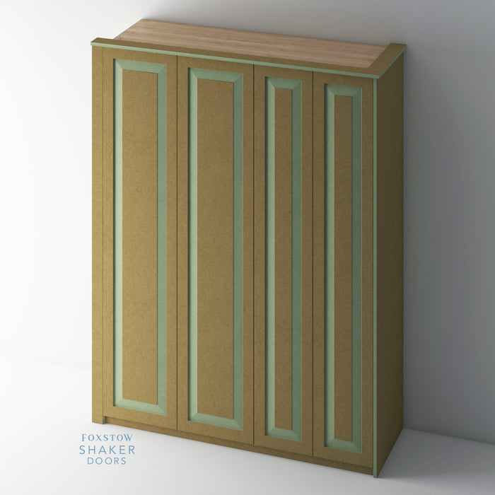 Bare, Shaker Style with Raised Panel PAX Set